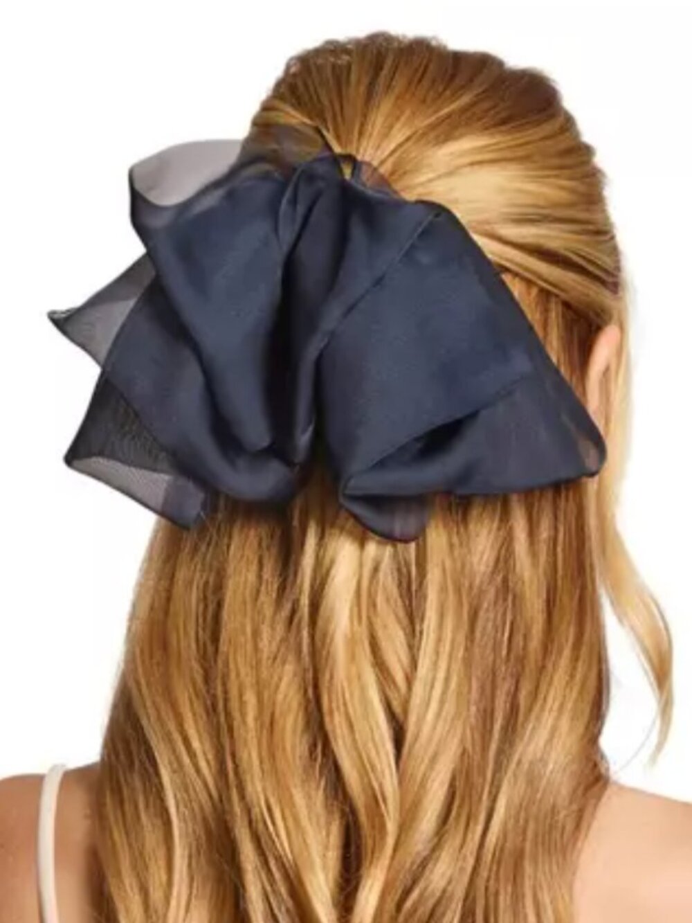 NWT Kitsch Navy Blue Bow Hair Clip